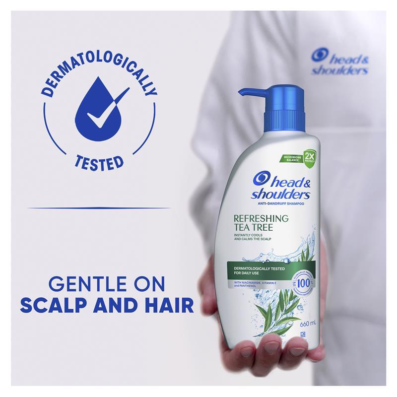 Head & Shoulders Refreshing Tea Tree Shampoo 600ml