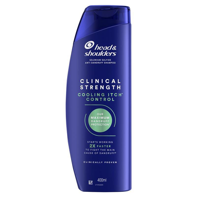 Head & Shoulders Clinicals Cooling Itch Relief Shampoo 400ml
