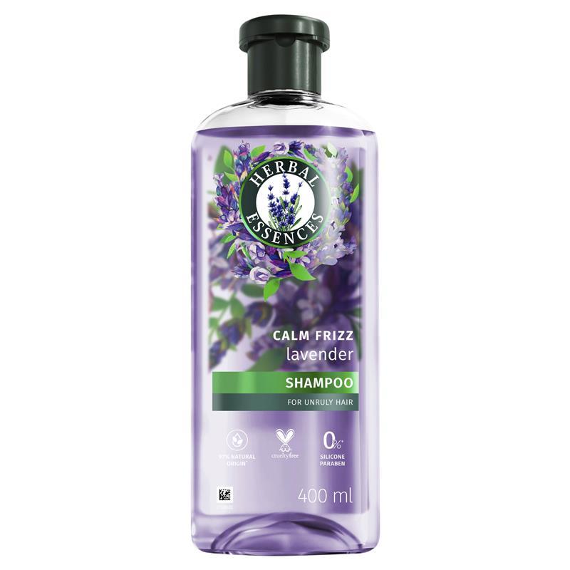 Herbal Essences Shampoo Calm Frizz Lavender Haircare 400ml