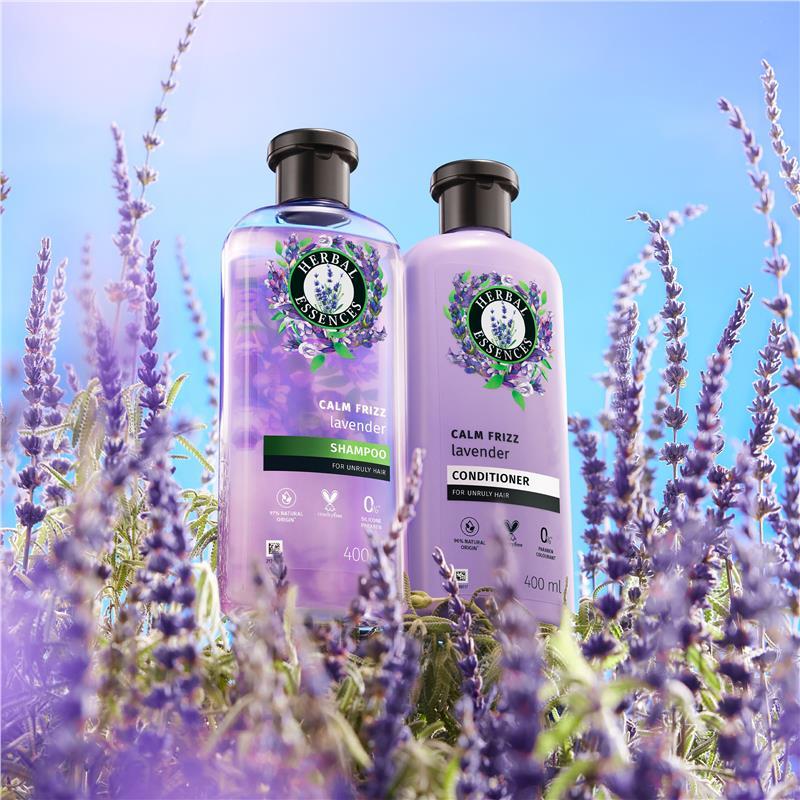 Herbal Essences Shampoo Calm Frizz Lavender Haircare 400ml