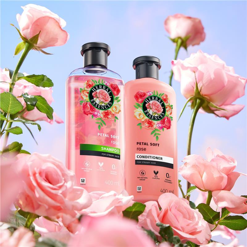 Herbal Essences Shampoo Petal Soft Rose Haircare 400ml