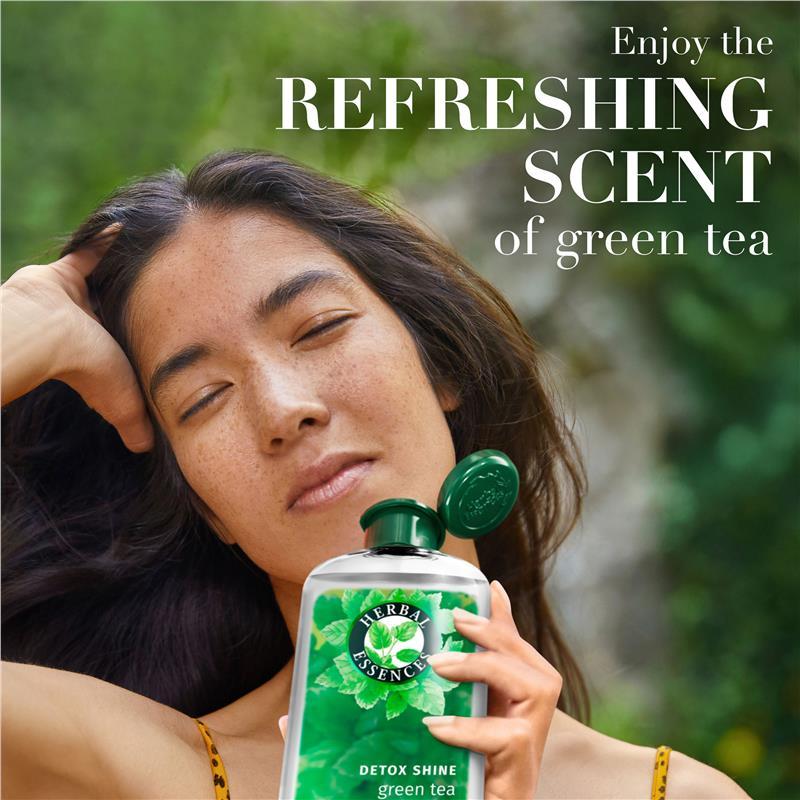Herbal Essences Shampoo Detox Shine Green Tea Haircare 400ml