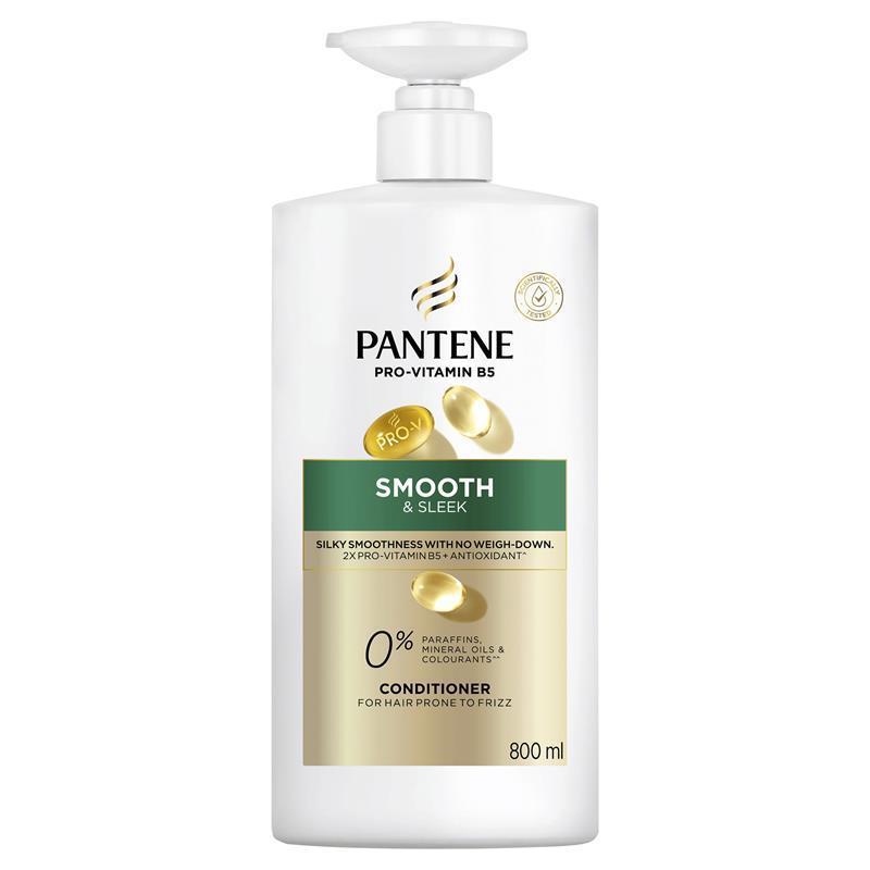Pantene Smooth & Sleek Conditioner 800ml