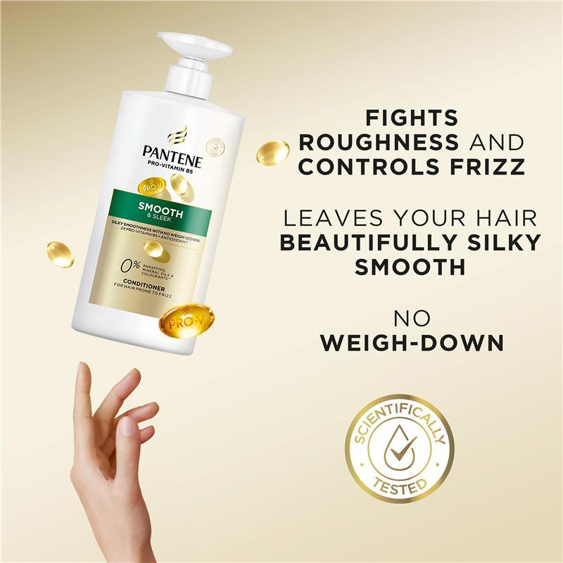 Pantene Smooth & Sleek Conditioner 800ml