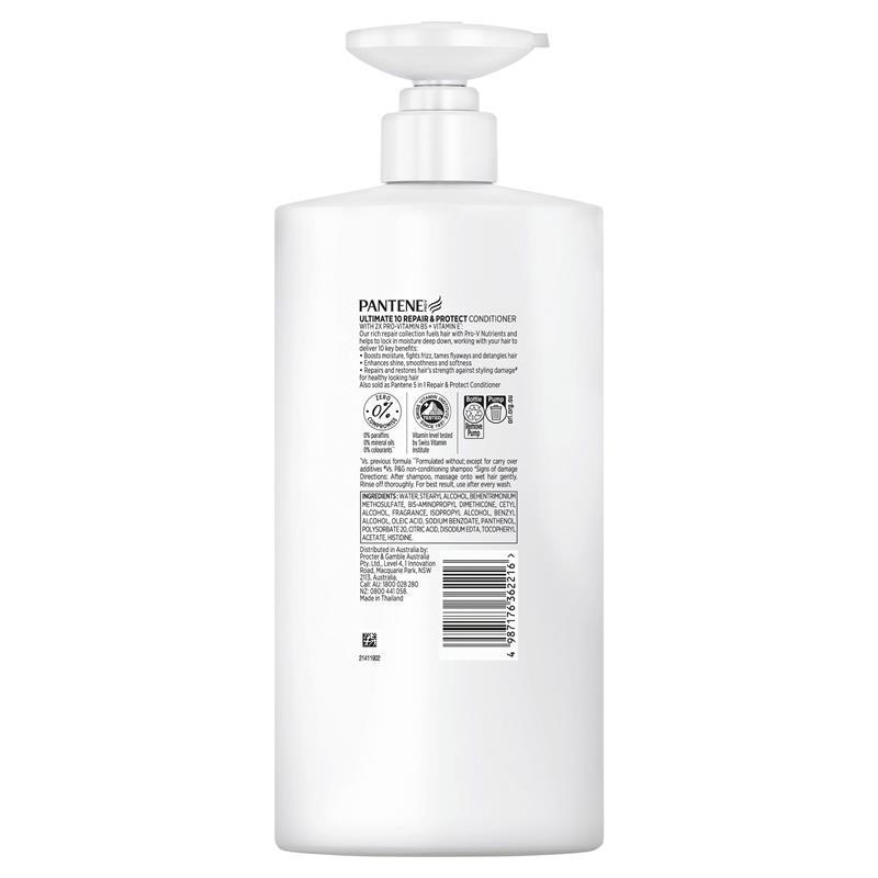 Pantene Ultimate 10 Repair & Protect Conditioner 800ml