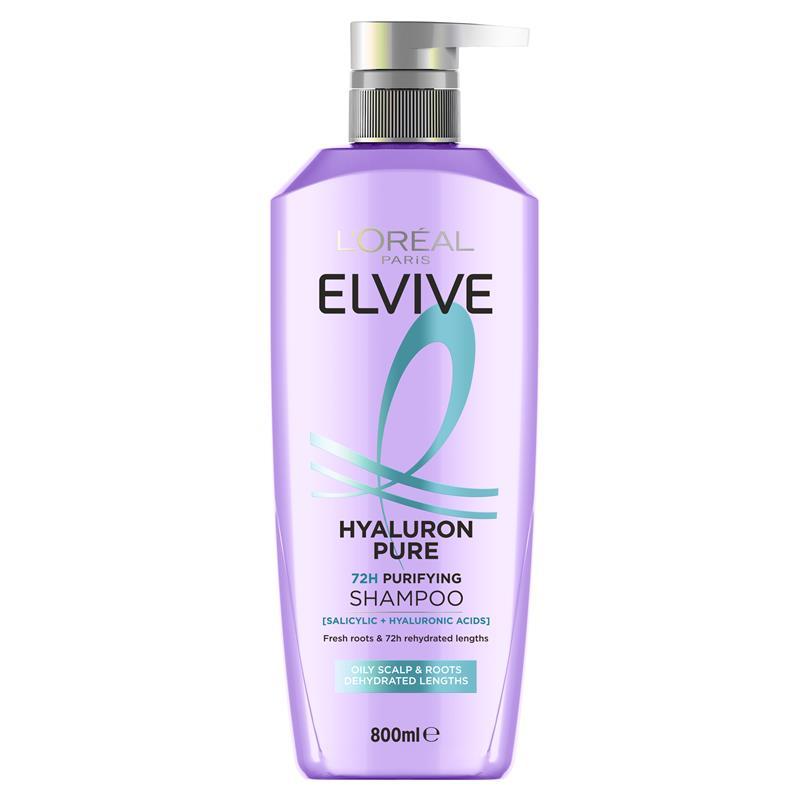 L'Oreal Elvive Hyaluron Pure Shampoo 800ml
