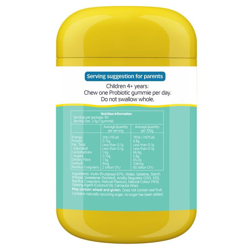 Nature's Way Kids Smart Vita Gummies Probiotic + Prebiotic 90 Pastilles