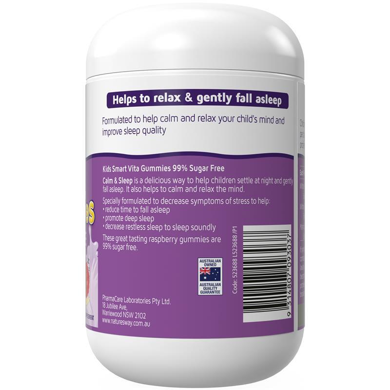 Nature's Way Kids Smart Vita Gummies Calm & Sleep 110 Pastilles