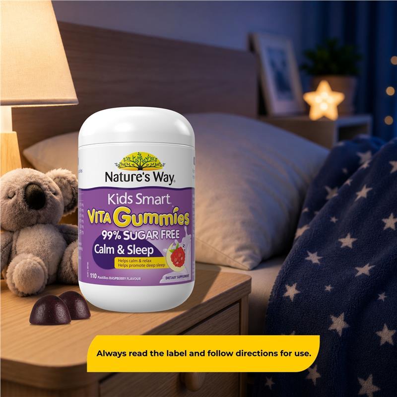 Nature's Way Kids Smart Vita Gummies Calm & Sleep 110 Pastilles