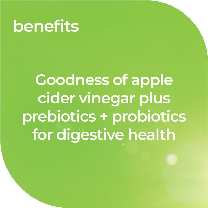 Nature's Way Adult Vita Gummies Apple Cider Vinegar + Probiotic + Prebiotic 90 Pastilles Exclusive Size