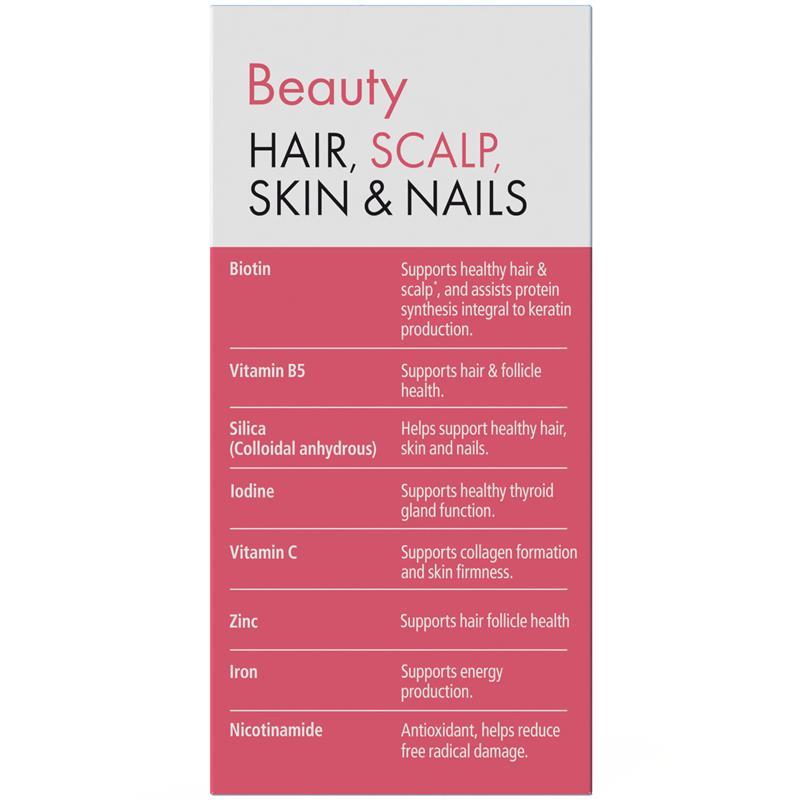 Nature's Way Beauty Hair Scalp Skin & Nails 100 Tablets