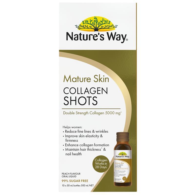 Nature's Way Mature Skin Collagen Shots 10 x 50ml