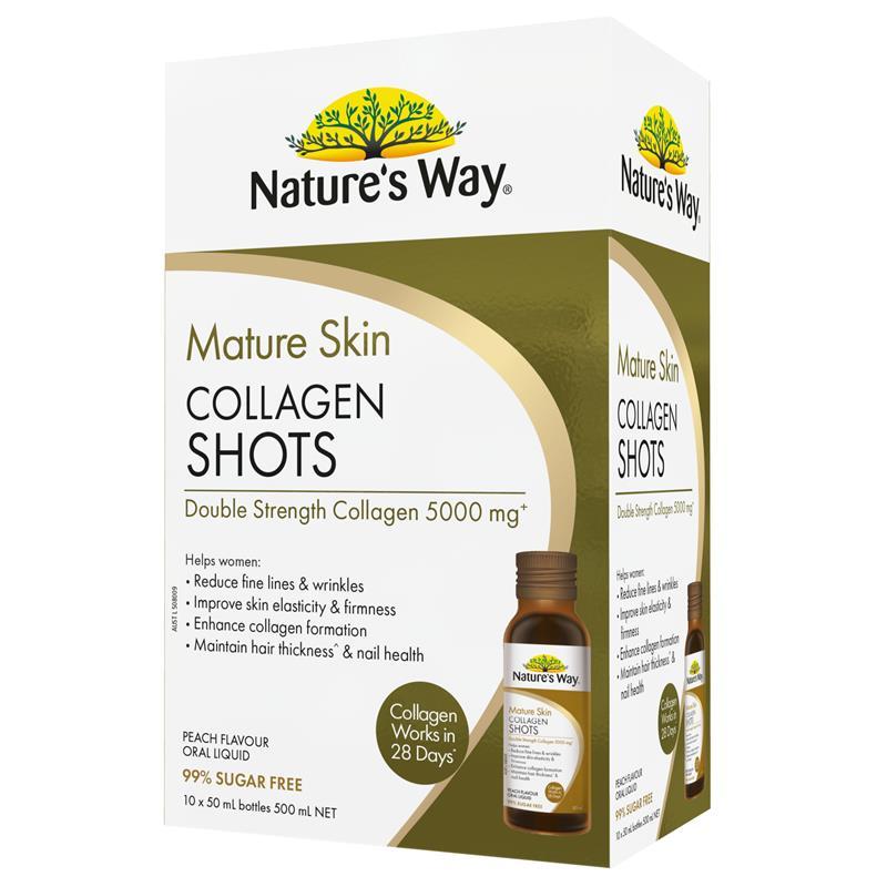 Nature's Way Mature Skin Collagen Shots 10 x 50ml