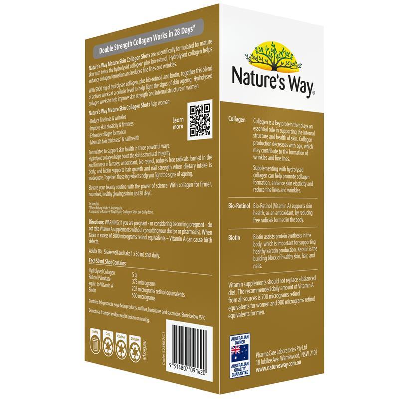 Nature's Way Mature Skin Collagen Shots 10 x 50ml