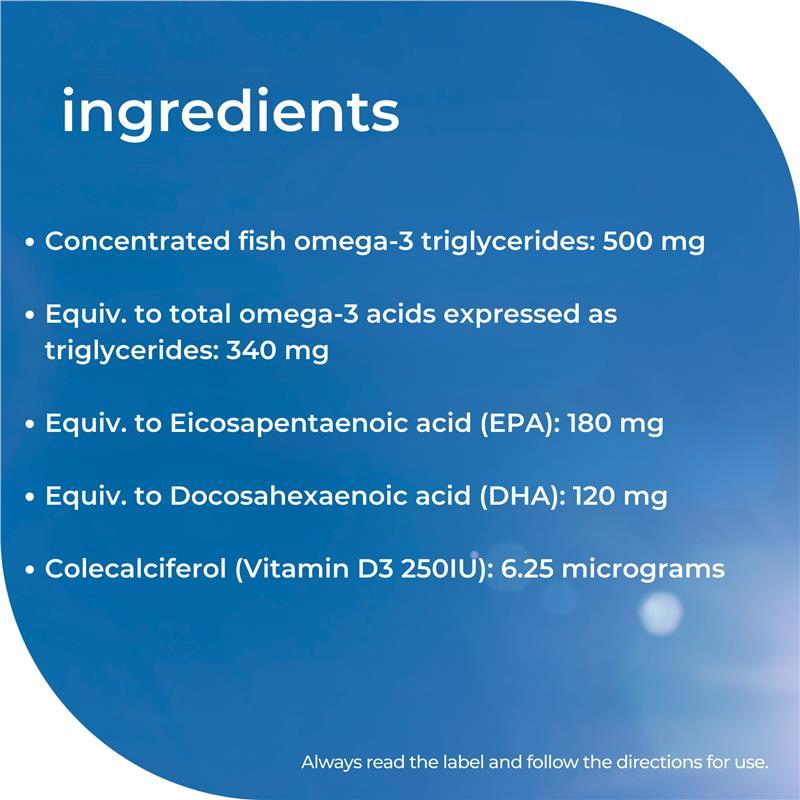 Nature's Way Omega + D3 400 Mini Capsules
