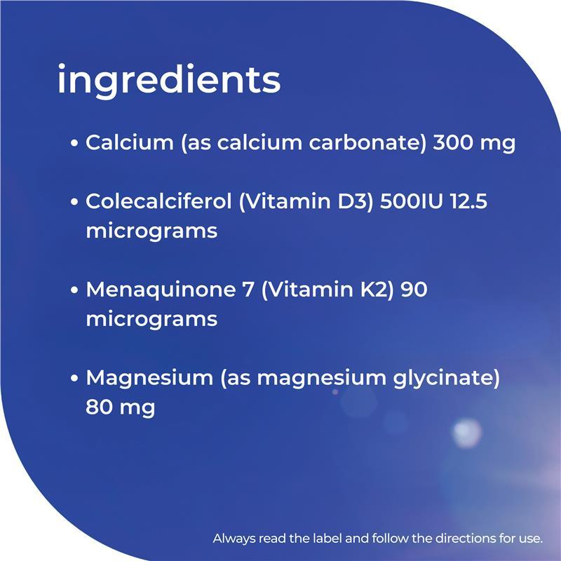Nature's Way K2+D3 & Calcium + Magnesium Glycinate 200 Tablets Exclusive Size