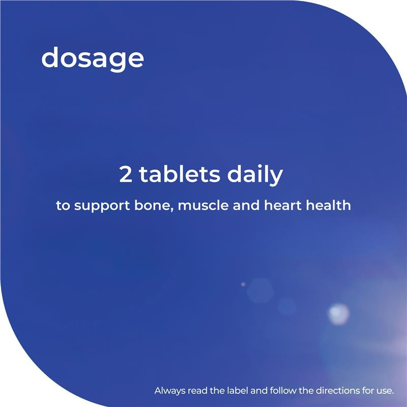Nature's Way K2+D3 & Calcium + Magnesium Glycinate 200 Tablets Exclusive Size