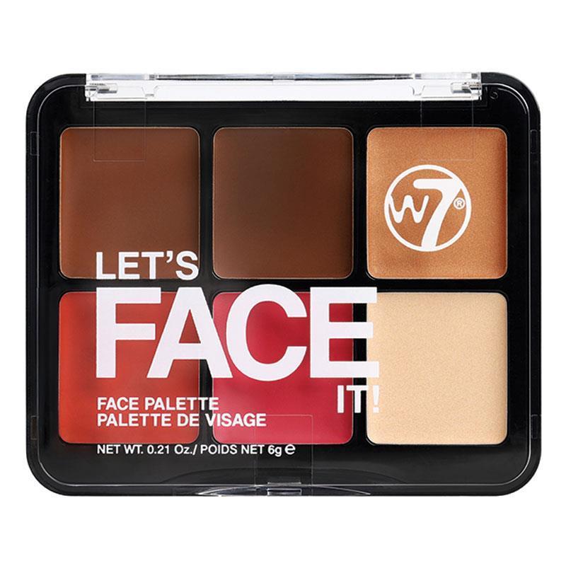 W7 Lets Face It Palette Soft Glow