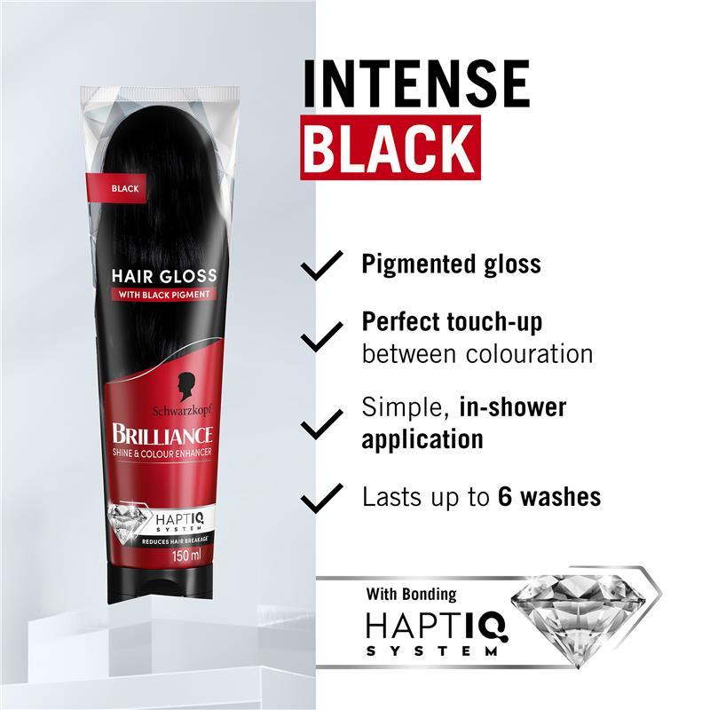 Schwarzkopf Brilliance Gloss Bonding Semi Permanent Mask Black