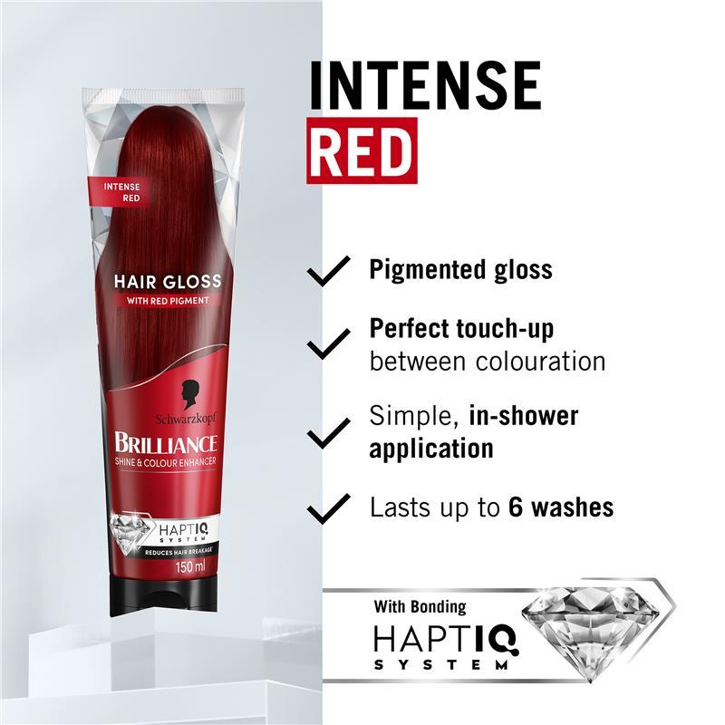 Schwarzkopf Brilliance Gloss Bonding Semi Permanent Mask Intense Red