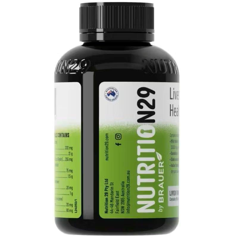 Nutrition29 By Brauer Liver Health 200 Capsules