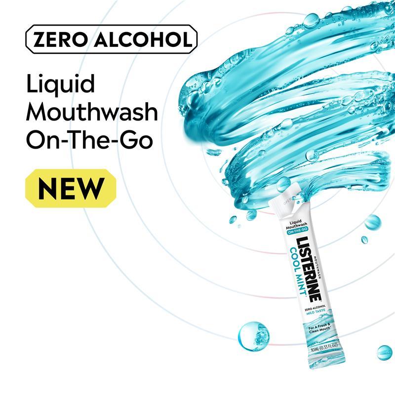 Listerine Mouthwash Cool Mint Zero 10ml x 15 Pack