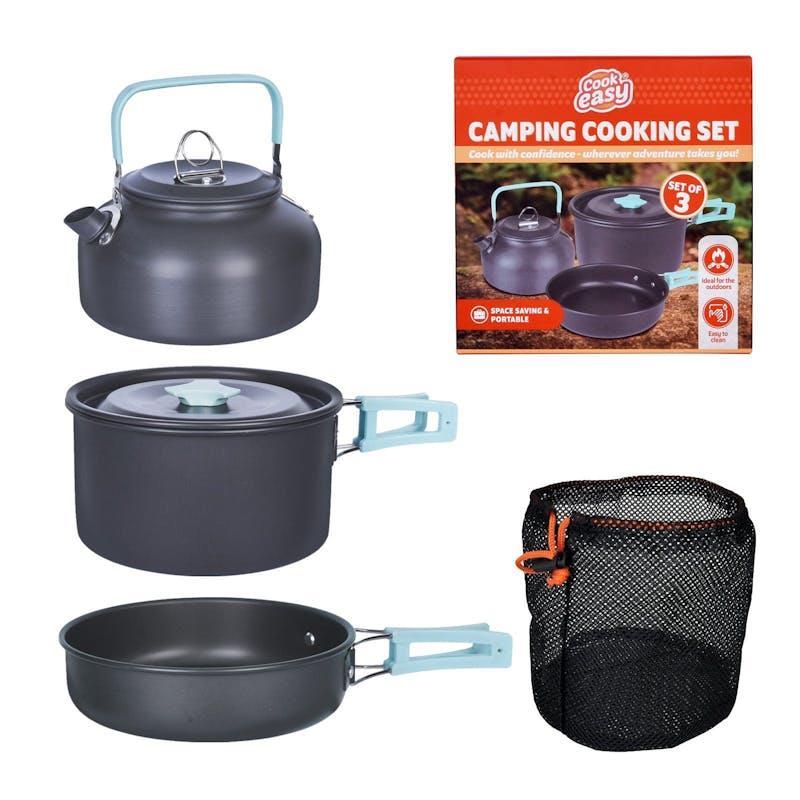 Cook Easy 3Pcs Camping Cooking Set 1Unit