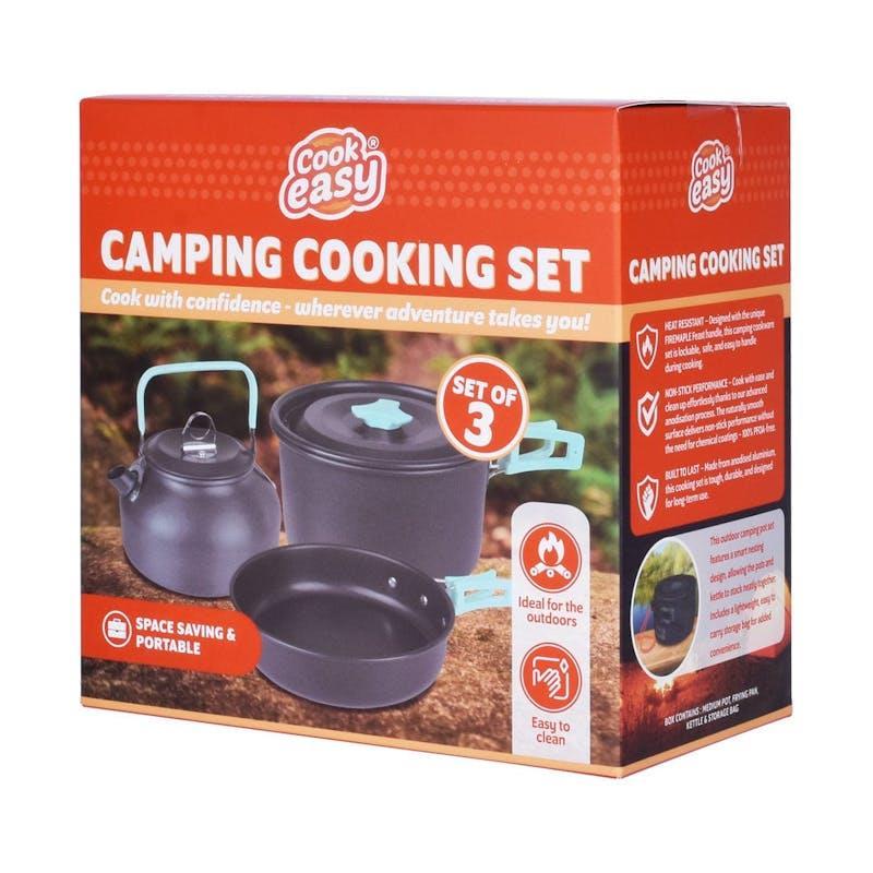 Cook Easy 3Pcs Camping Cooking Set 1Unit