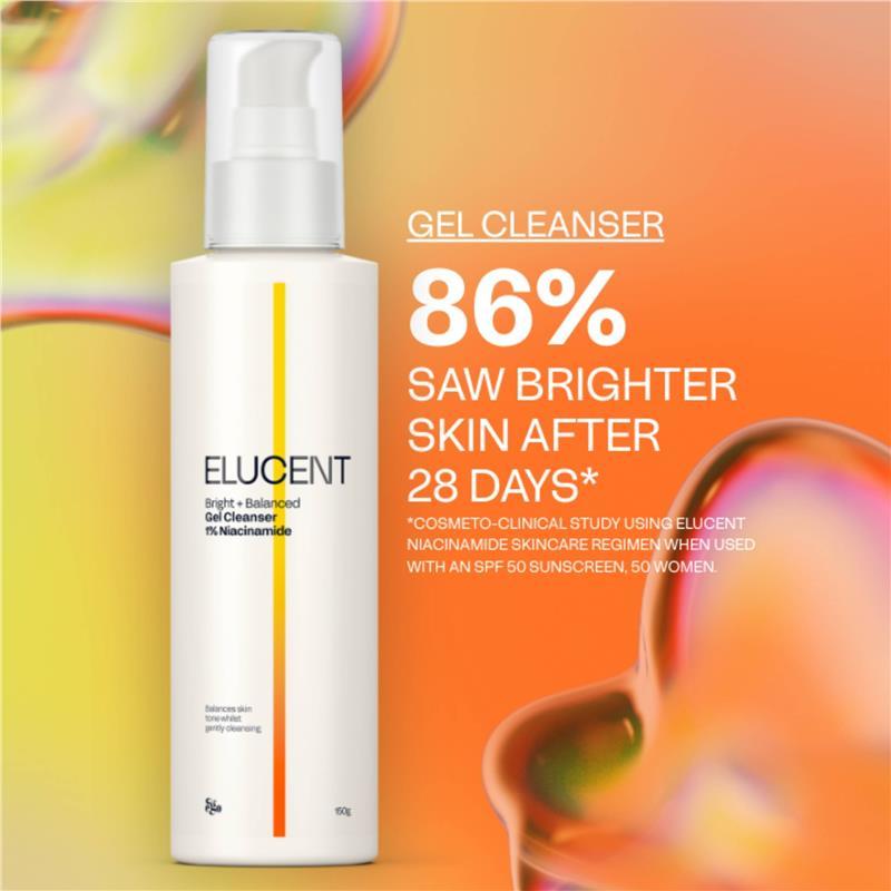 Elucent Bright + Balanced Gel Cleanser 150g