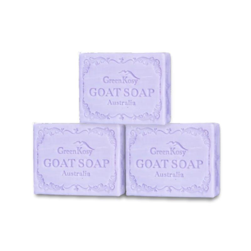 GreenKosy Blueberry Relieving Goat Milk Soap 3 Pack