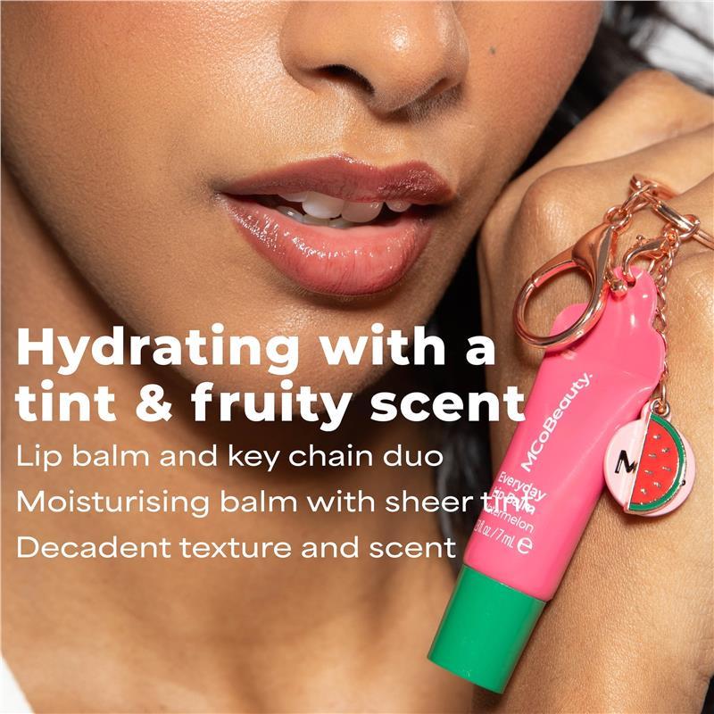MCoBeauty Everyday Lip Balm with Keyring Watermelon