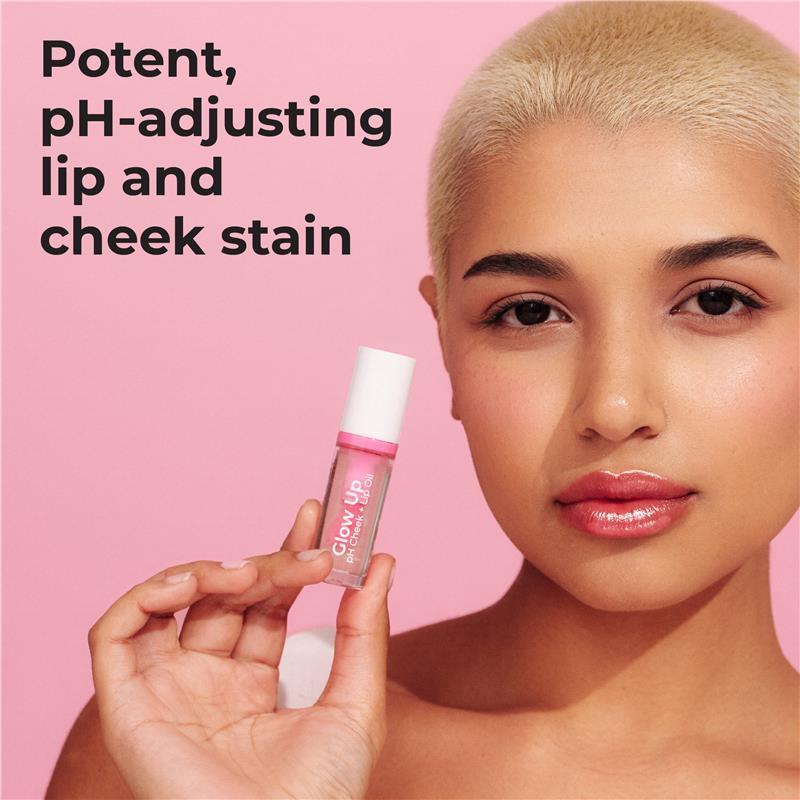 MCoBeauty Glow Up pH Cheek & Lip Oil Berry Pink
