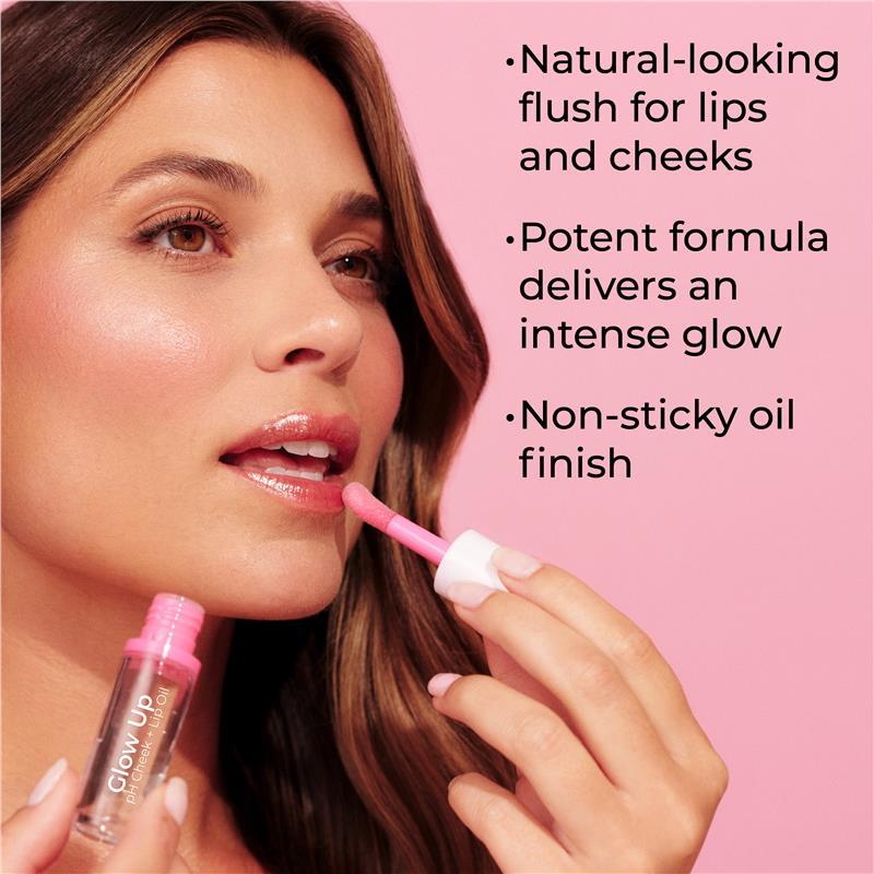 MCoBeauty Glow Up pH Cheek & Lip Oil Berry Pink