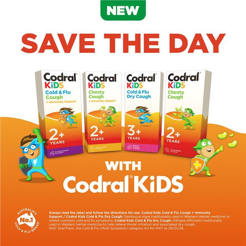 Buy Codral Kids Chesty Cough 200mL online at Chemist Warehouse