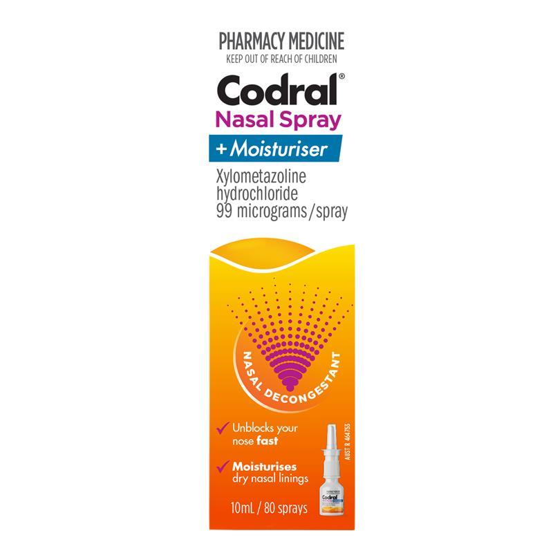Codral Nasal Spray Xylo 10mL