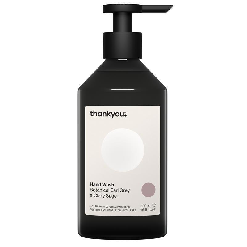 Thankyou Hand Wash Botanical Earl Grey & Clary Sage 500ml