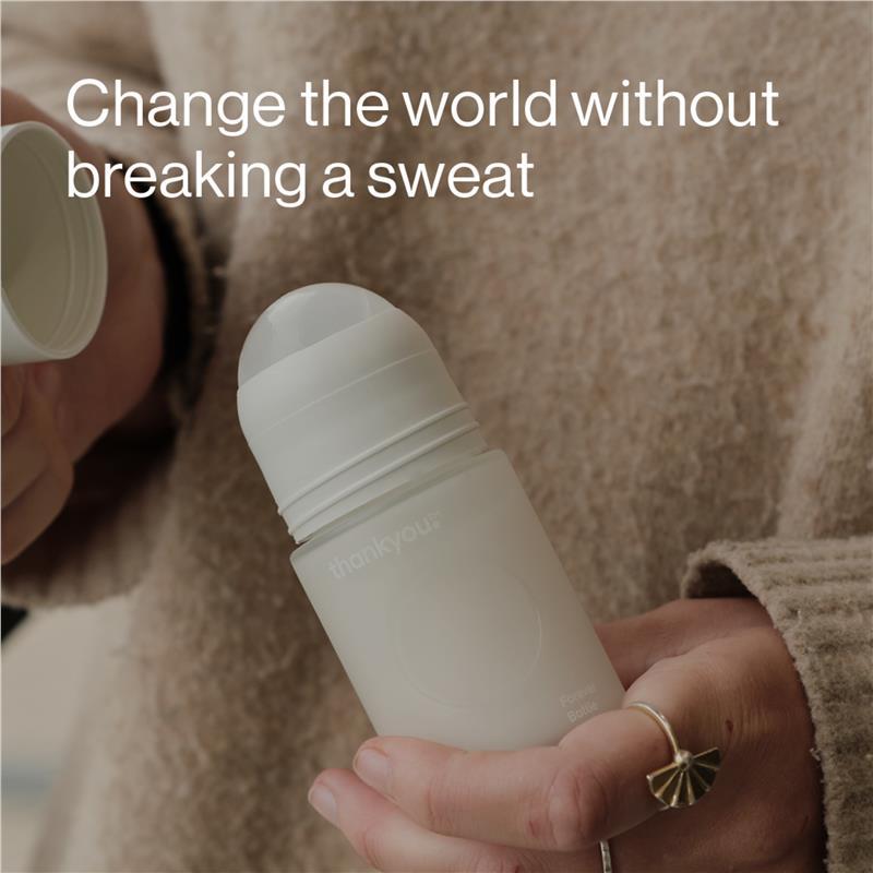 Thankyou Antiperspirant Roll On Deodorant Coconut & Santal Refillable 60ml