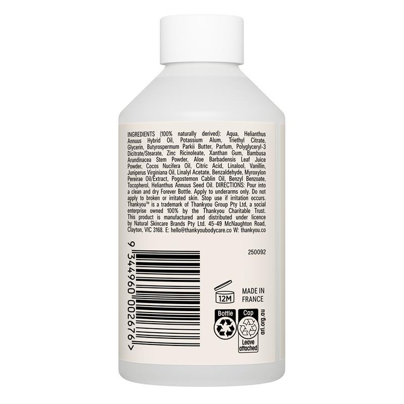 Thankyou Antiperspirant Deodorant Coconut & Santal Refill 100ml
