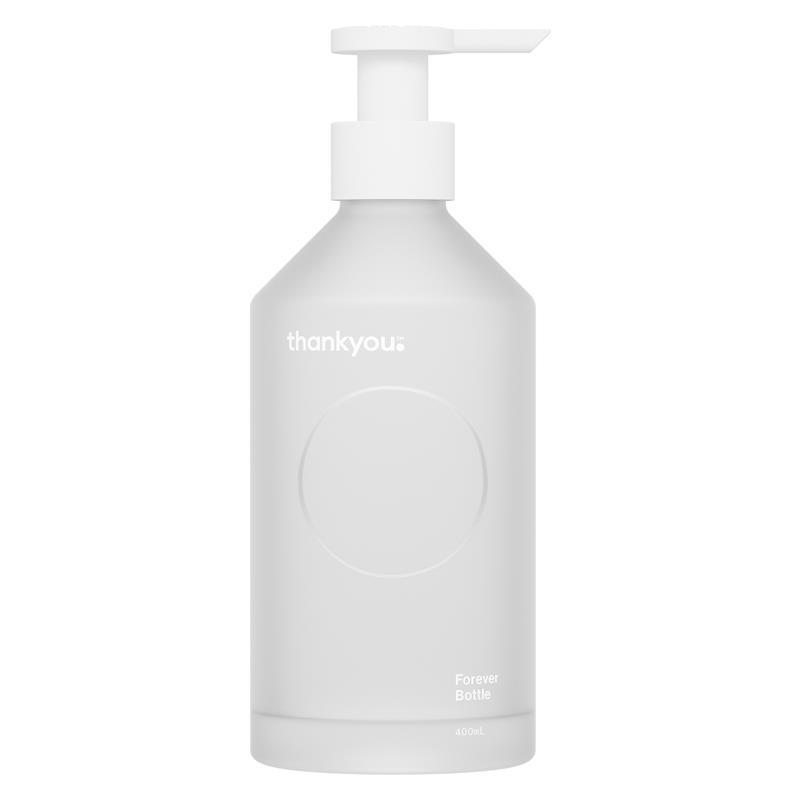 Thankyou Forever Bottle Frosted Glass 400ml