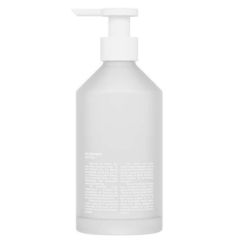 Thankyou Forever Bottle Frosted Glass 400ml