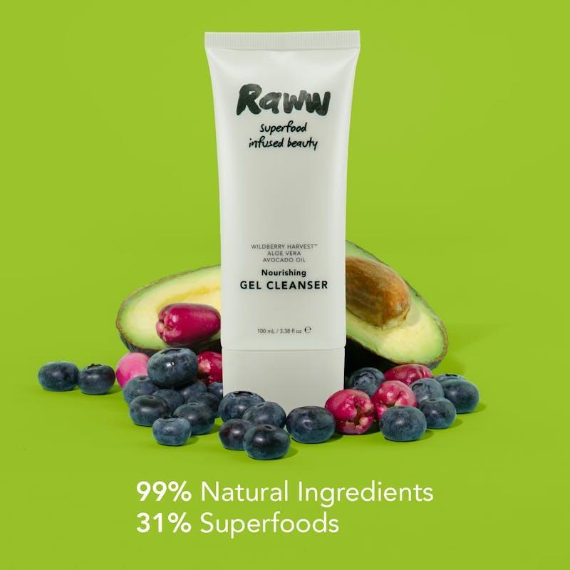 Raww Cosmetics Nourishing Gel Cleanser 100ml