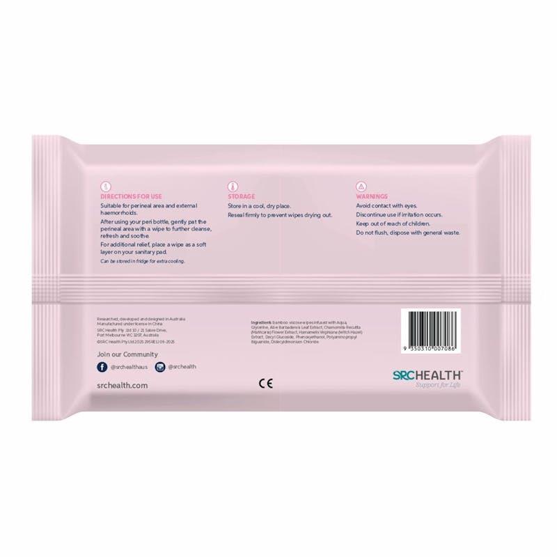 SRC Relief Peri Care Witch Hazel Wipes Two Pack (120 Wipes) Pack