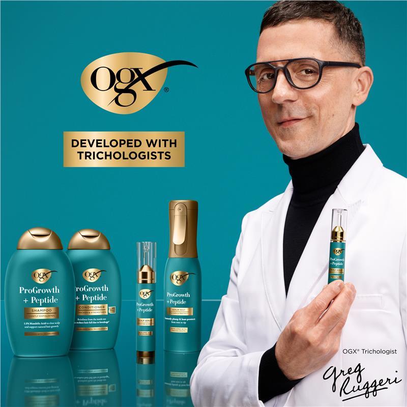 OGX ProGrowth + Peptide Shampoo 385ml