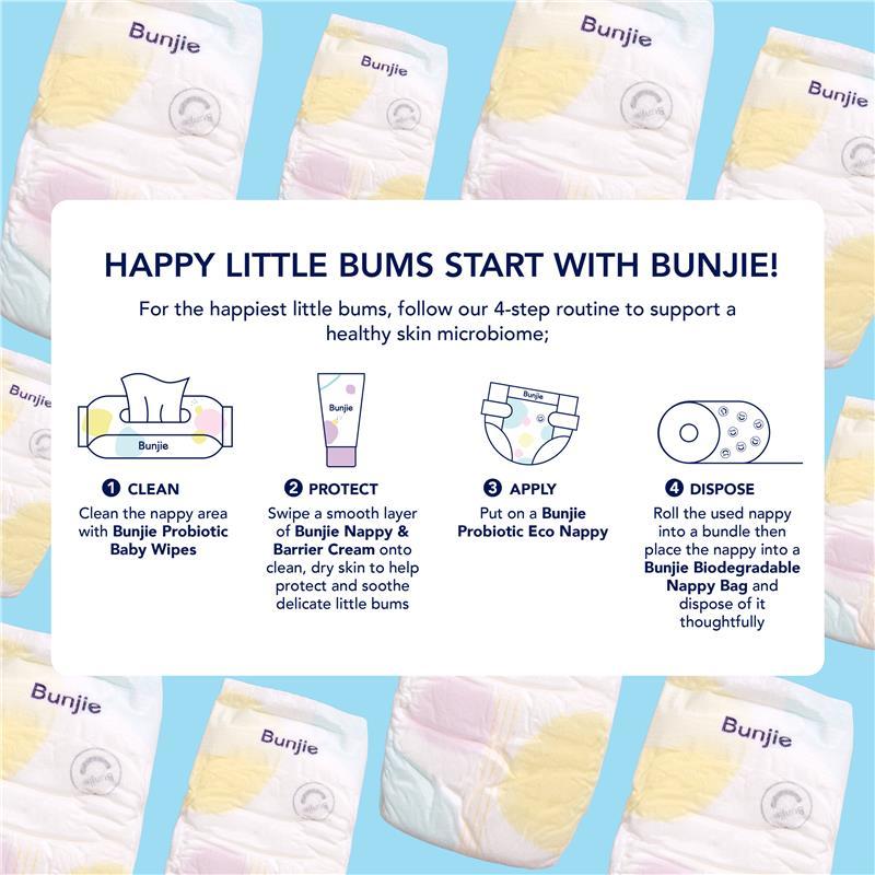 Bunjie Nappies Jumbo Size 2 Infant 78 Pack