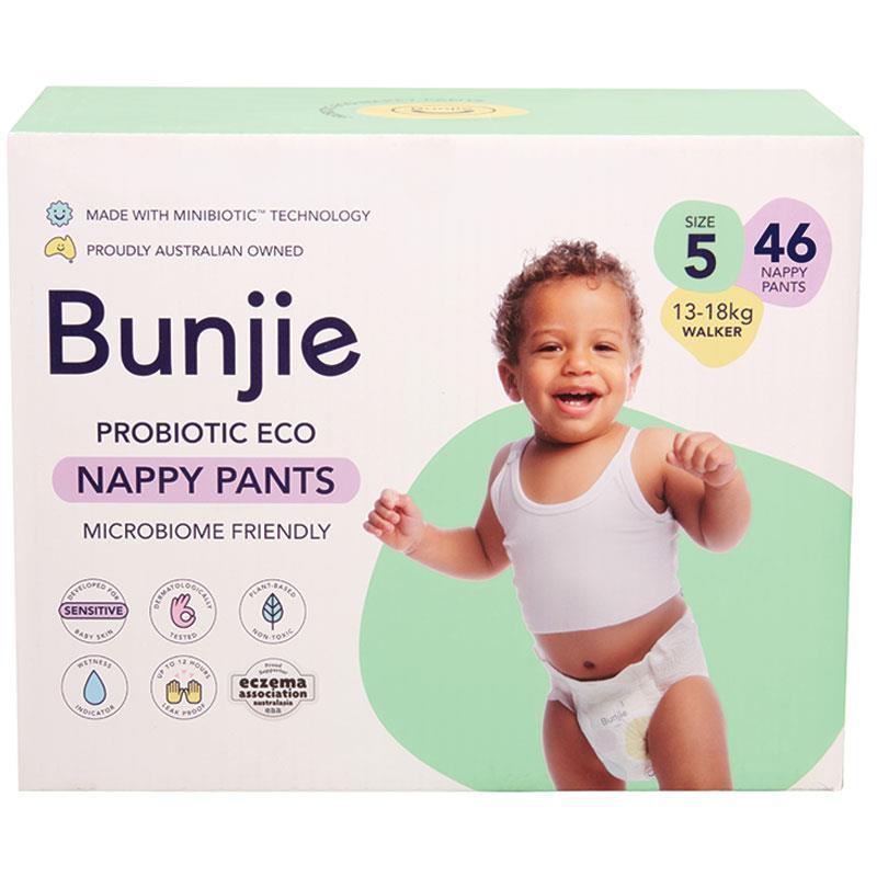 Bunjie Nappy Pants Jumbo Size 5 Walker 46 Pack