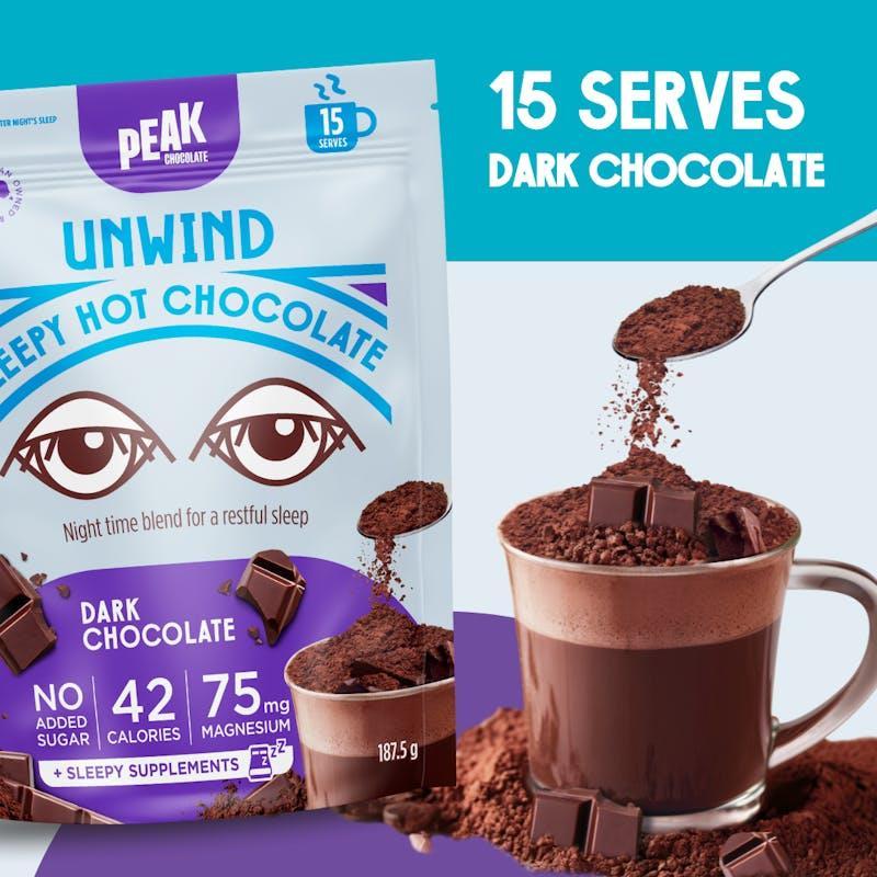 Peak Chocolate Sleepy Dark Hot Chocolate 187.5g