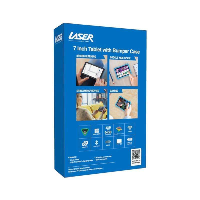 Laser 7-inch Tablet 4GB 64GB with Case Blue