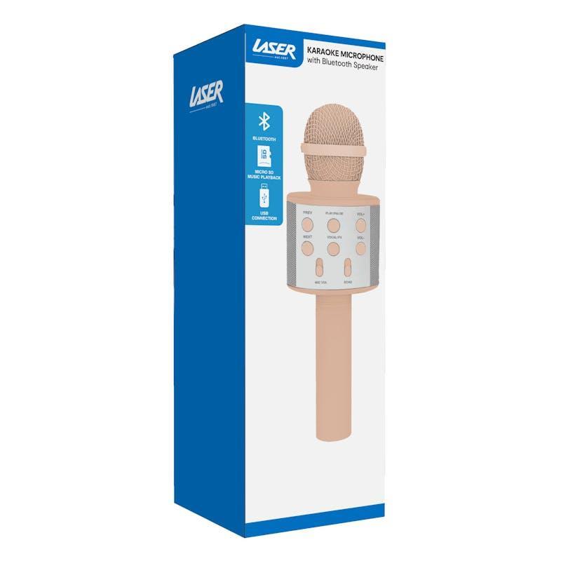 Laser Karaoke Microphone Transcendent Pink