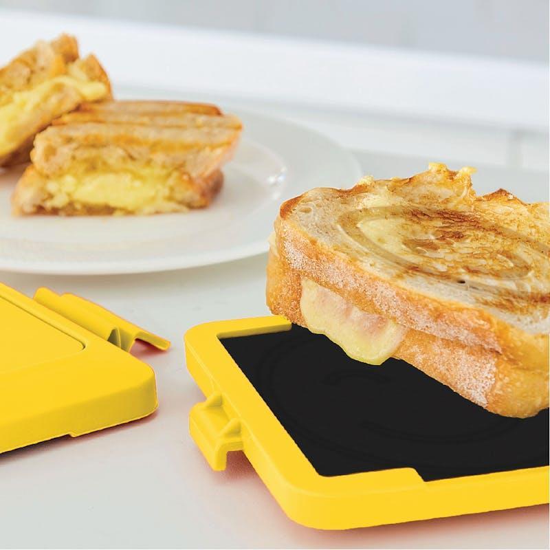 Laser Microwave Toastie Maker Yellow