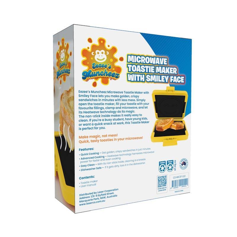 Laser Microwave Toastie Maker Yellow